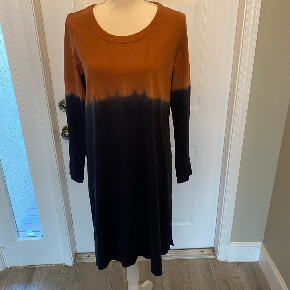 J. Jill Pure Jill Ombr Sunset A Line Dress. View 2